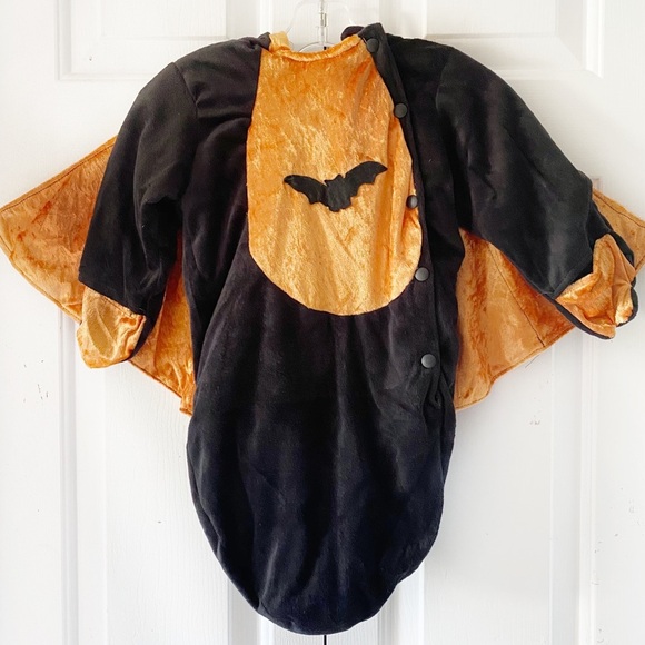 Baby Halloween Bat Bunting Costume 0ne Piece 0-9 M - Picture 2 of 13